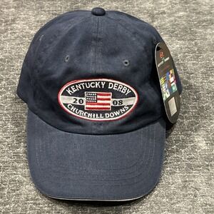 2003 Kentucky‎ Derby Churchill Downs Hat Cap Navy Blue Adjustable NWT